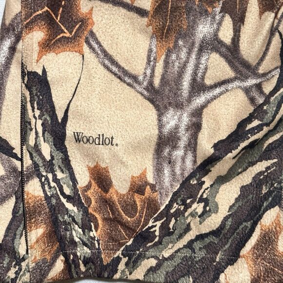 Vtg Gamehide Hunting Pants Men XL Mossy Oak Woodland Camo Hush Hide Soft Lined - Picture 3 of 13